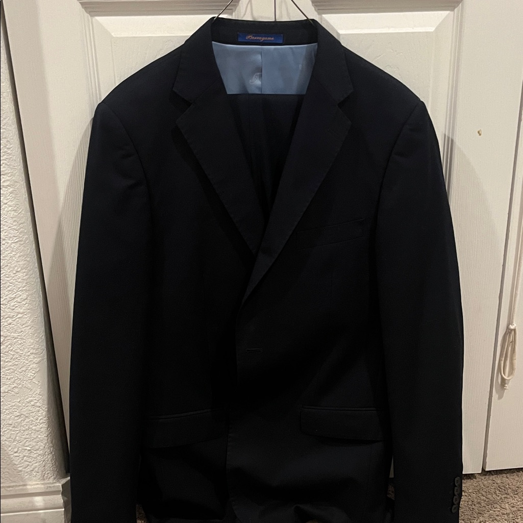 Nautica Men's Black Two-Button Jacket And Pant